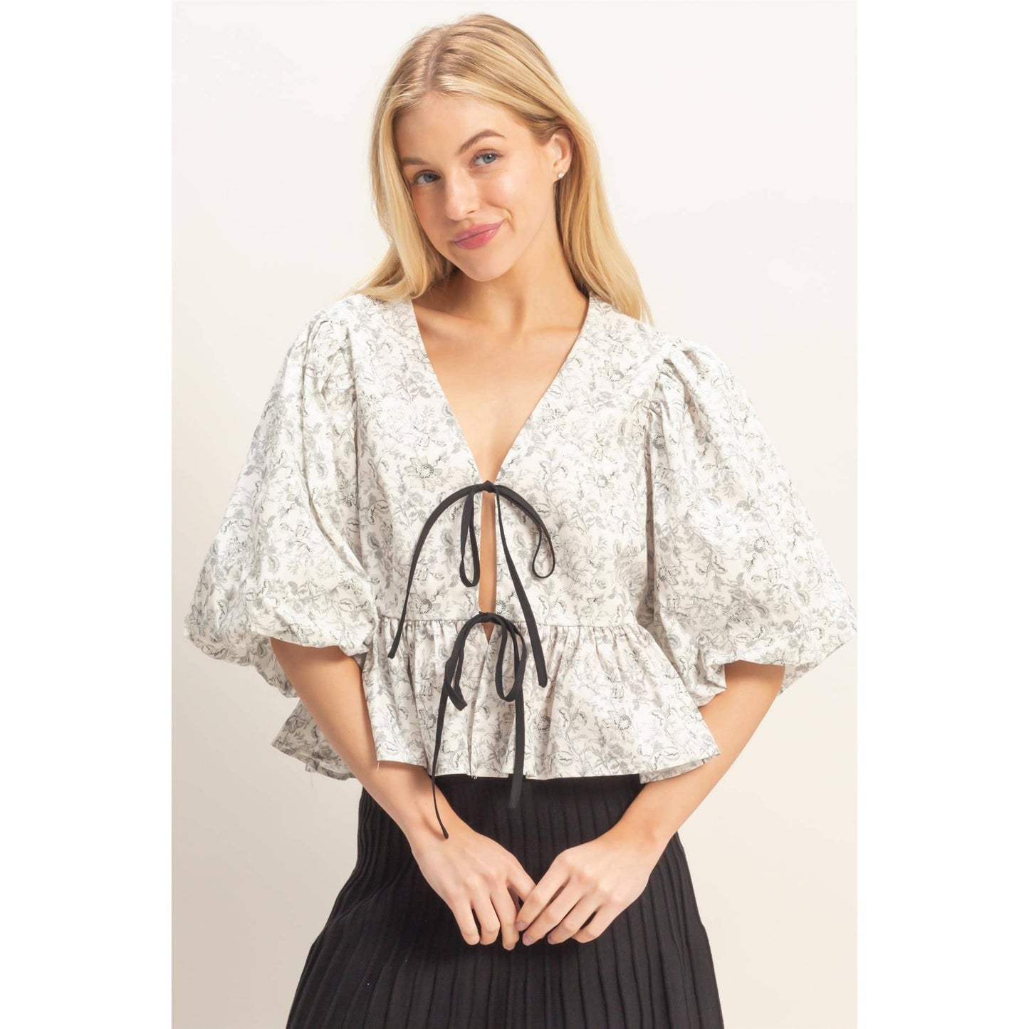 French Garden Peplum