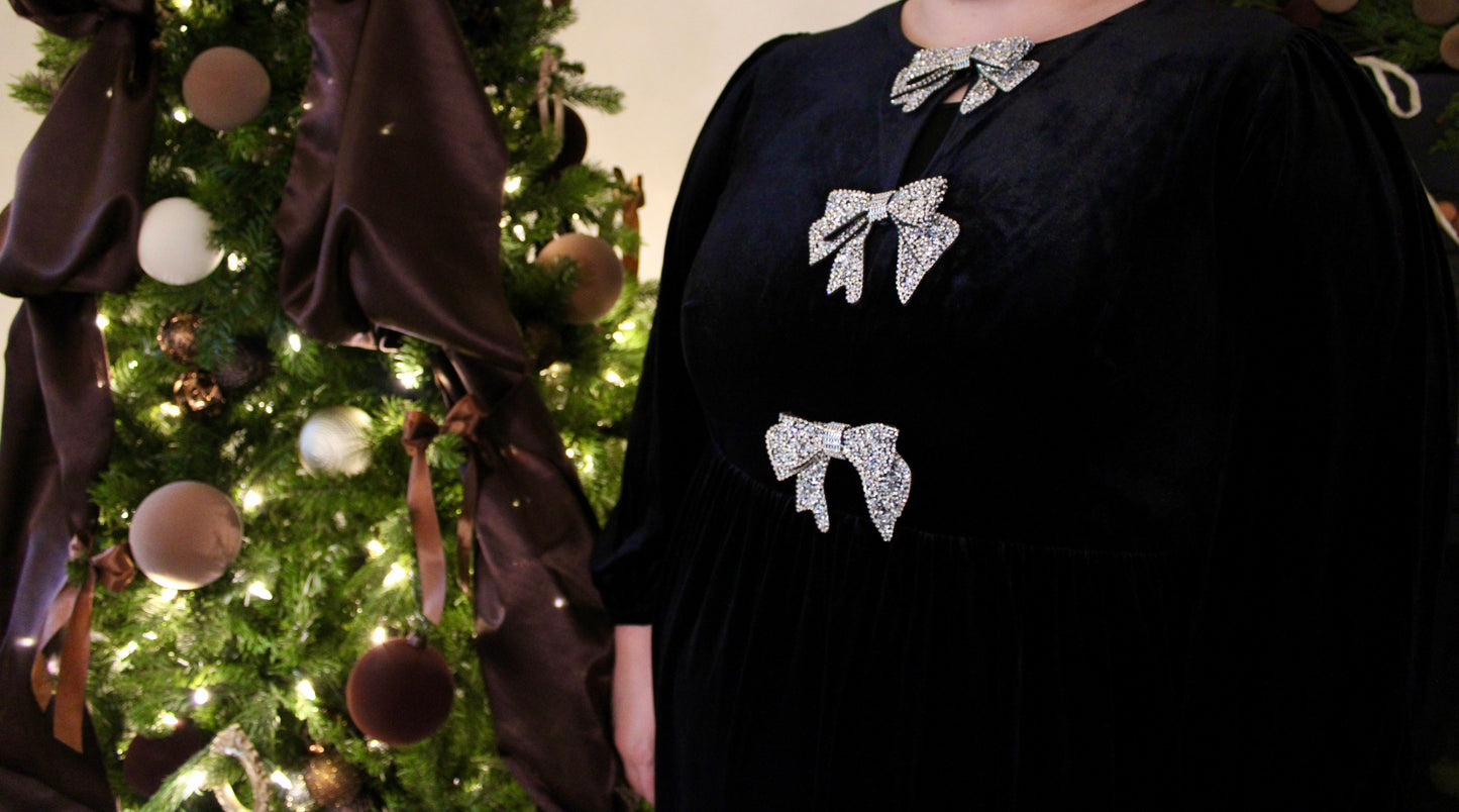 The Glitzy Velvet Dress