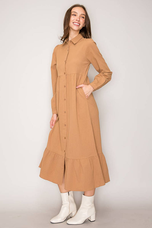 Cinnamon Stroll Dress