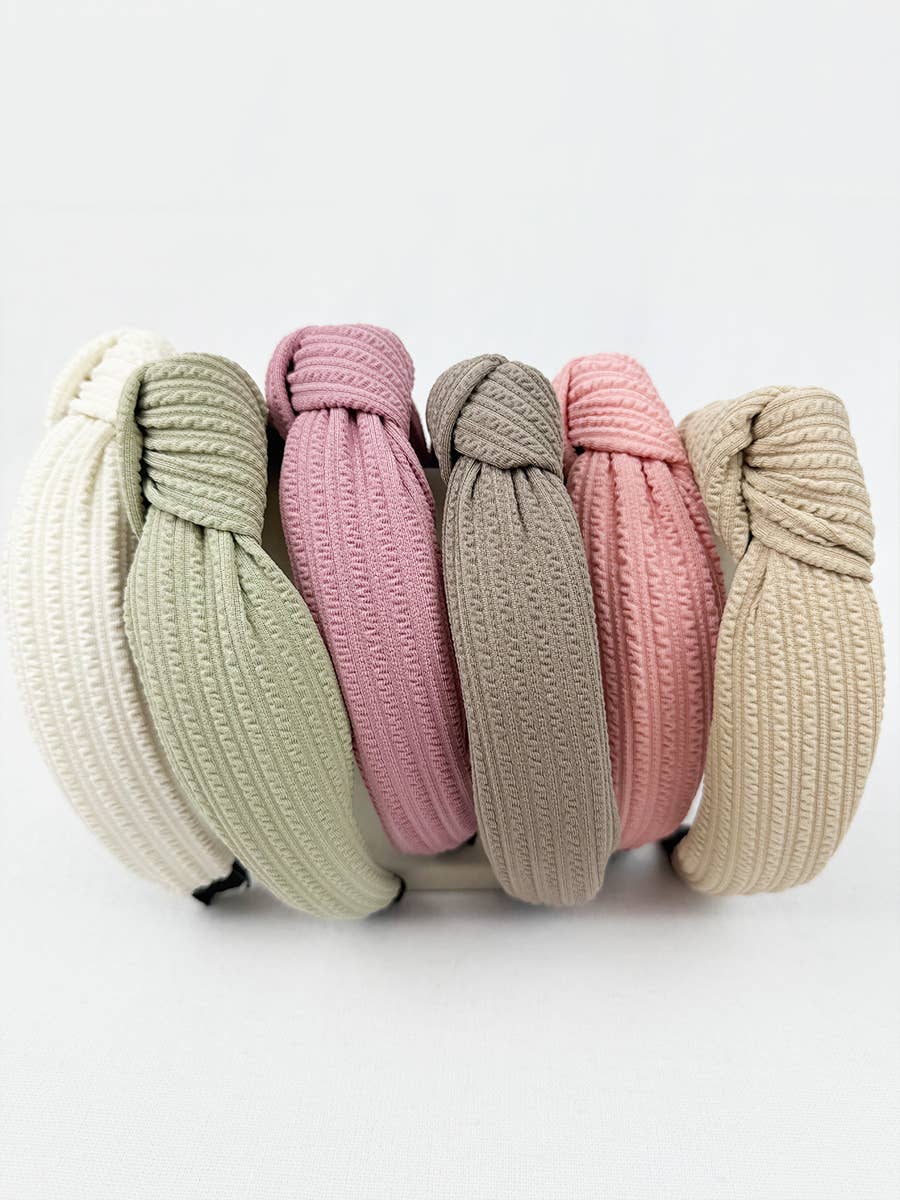Ribbed Knotted Headband