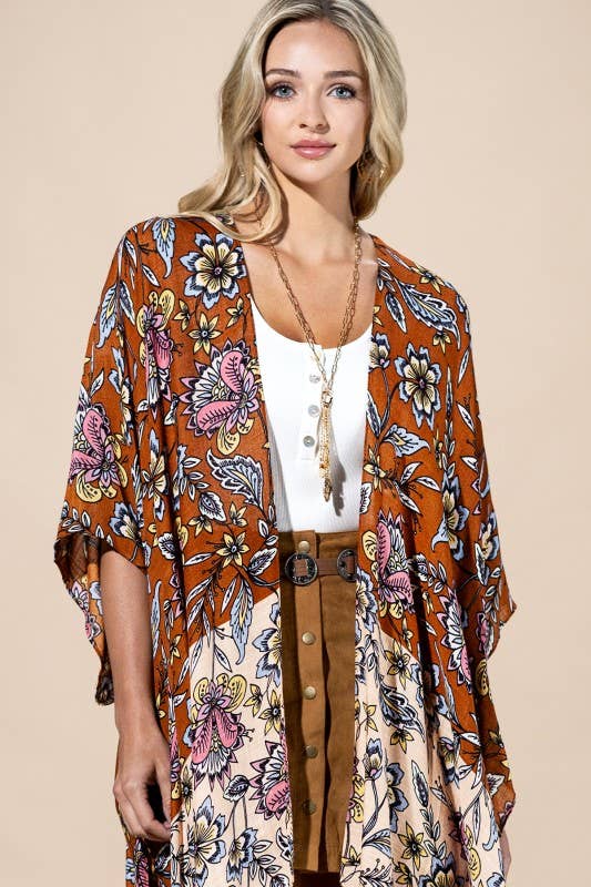 Maple Blossom Kimono