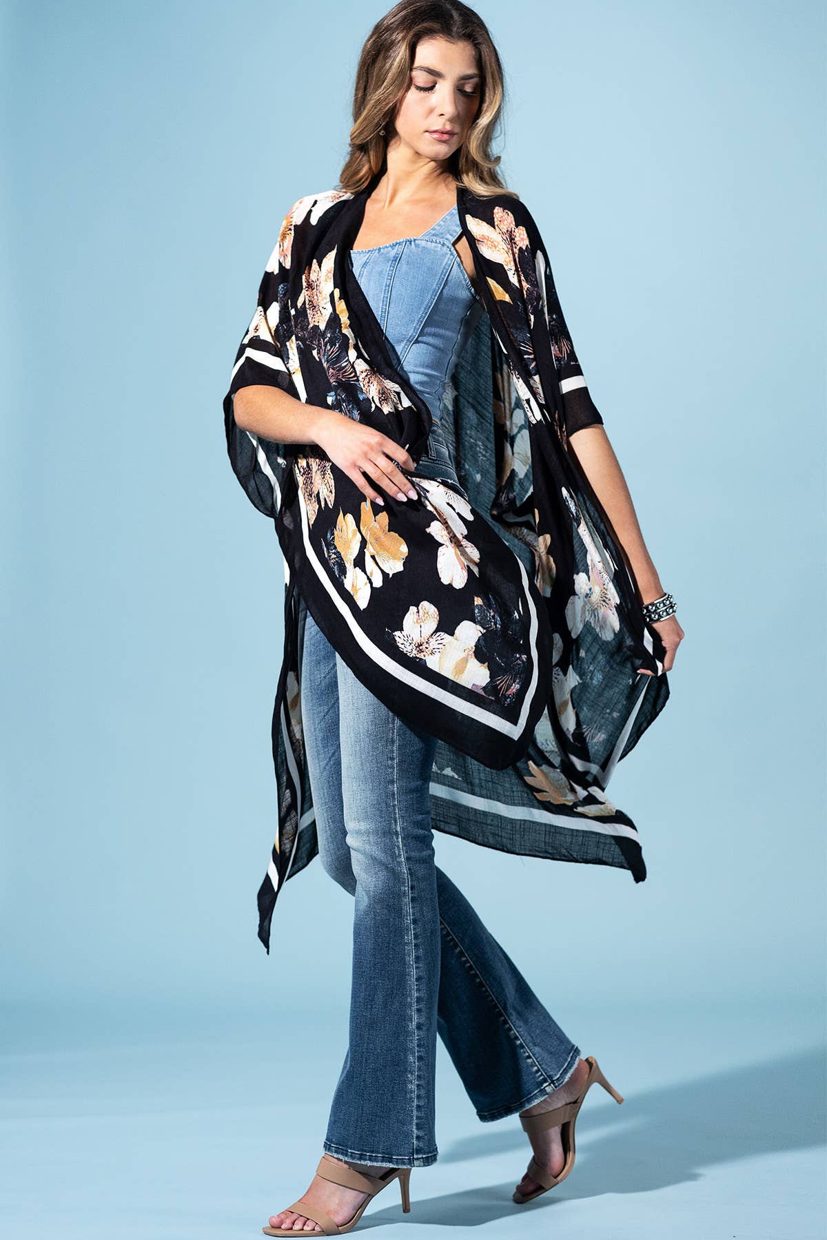 Moonlight Floral Kimono
