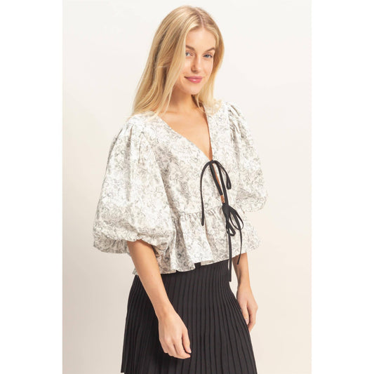 French Garden Peplum