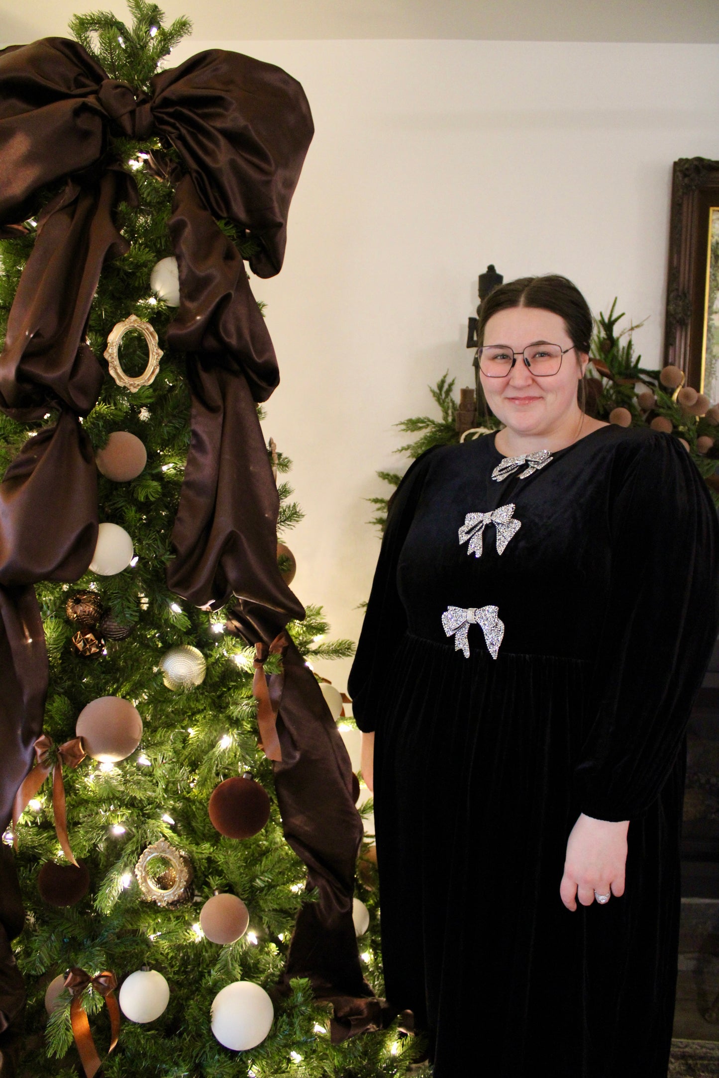 The Glitzy Velvet Dress
