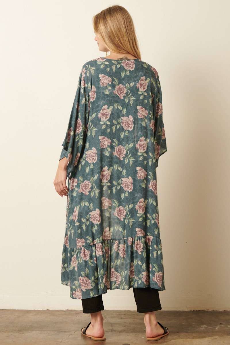 Blossom Blues Kimono