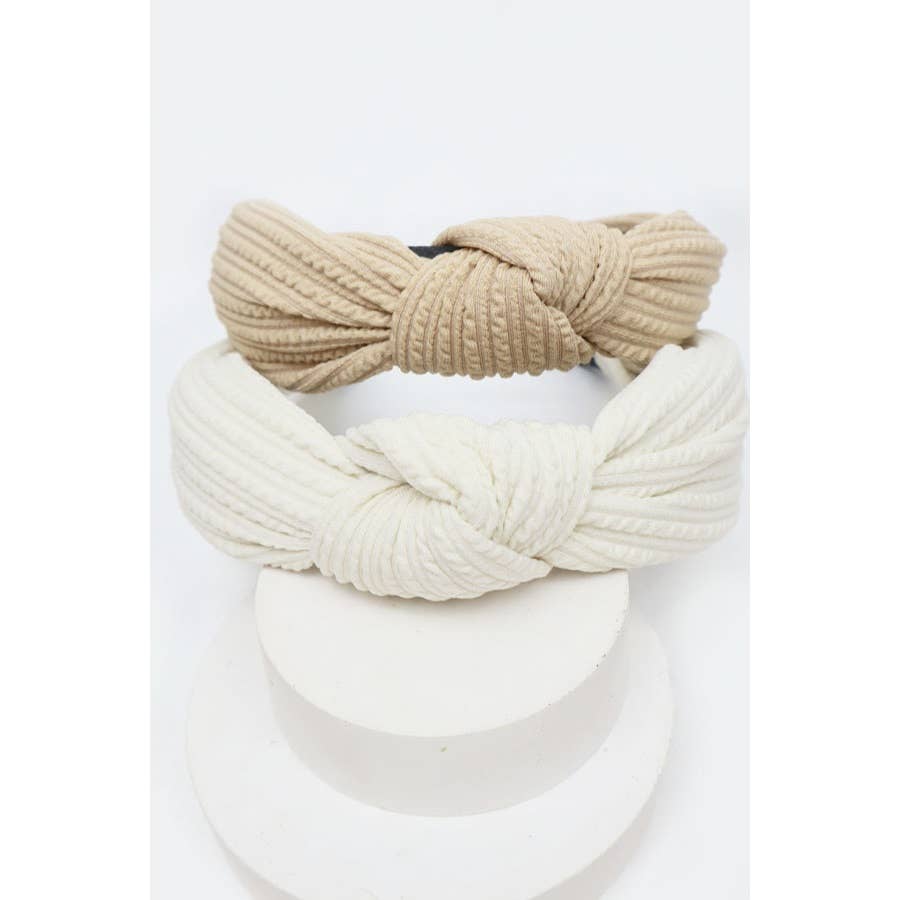 Ribbed Knotted Headband