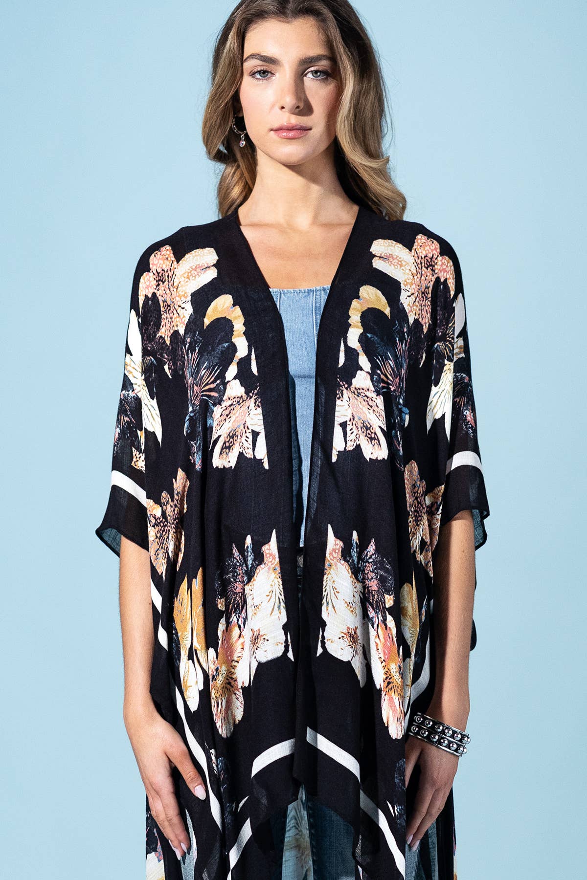 Moonlight Floral Kimono