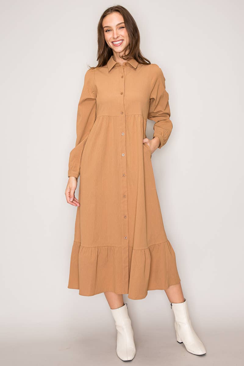 Cinnamon Stroll Dress