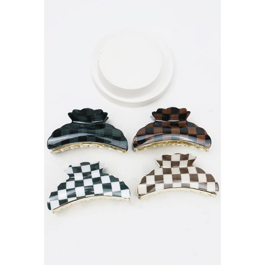 Checker Claw Clip