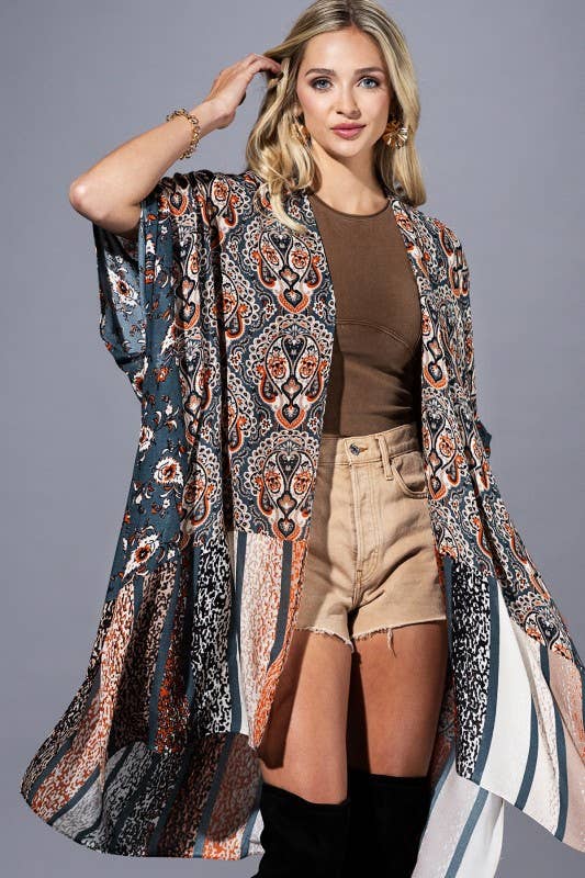 Ember Skies Kimono