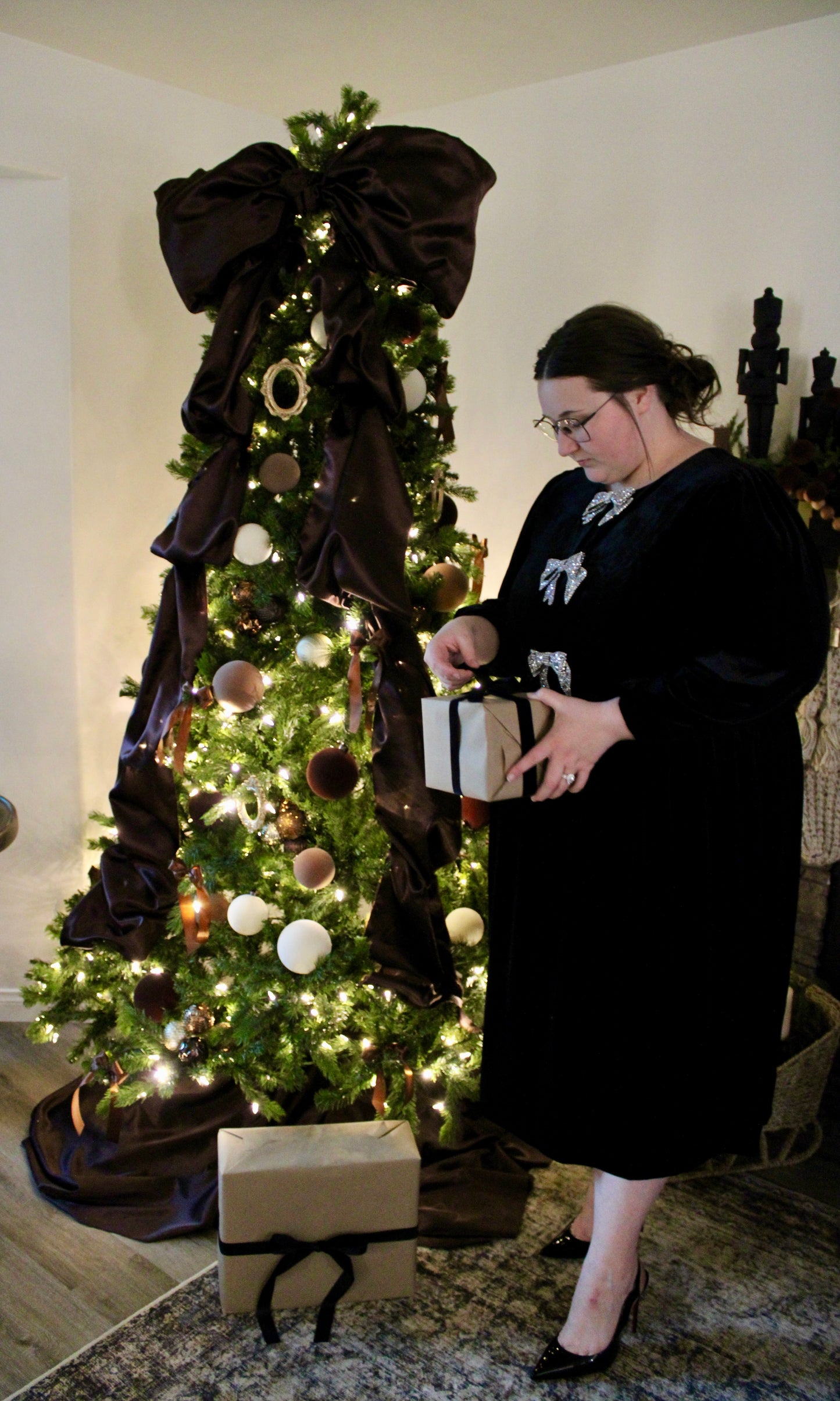 The Glitzy Velvet Dress