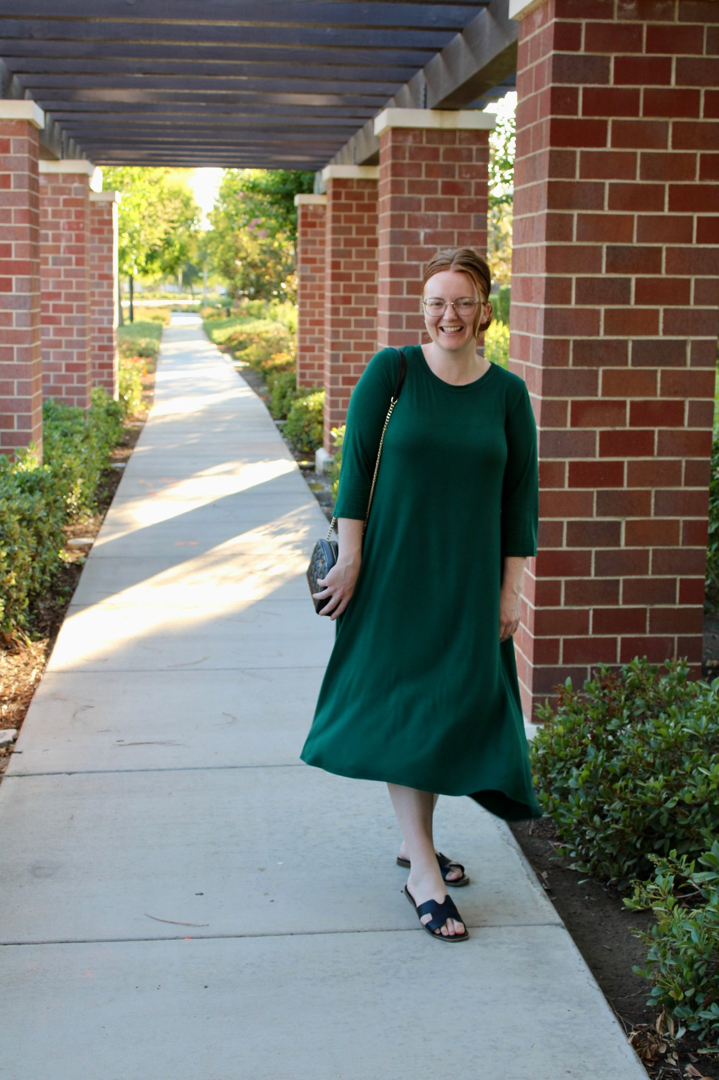 Classic Midi in Hunter Green