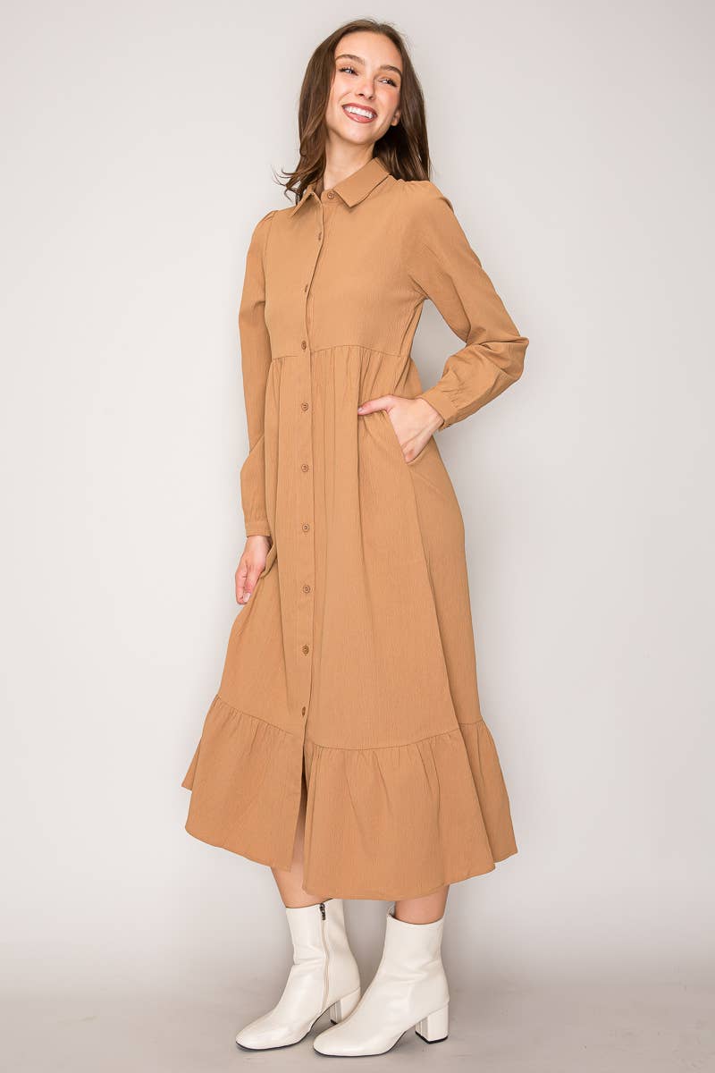 Cinnamon Stroll Dress