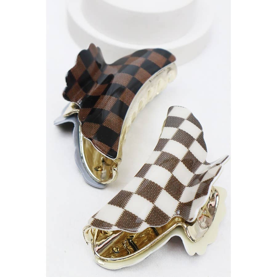 Checker Claw Clip