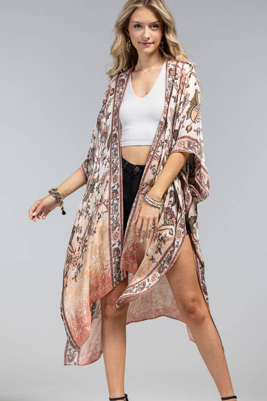 Blushing Spring Kimono