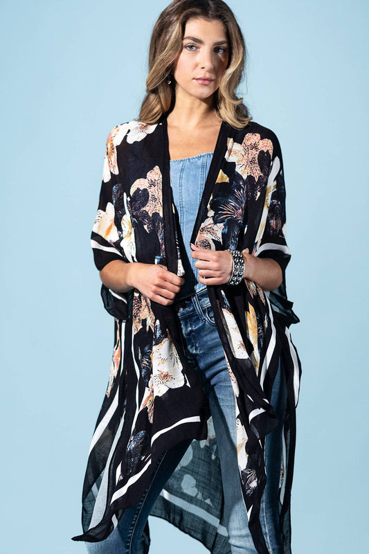 Moonlight Floral Kimono