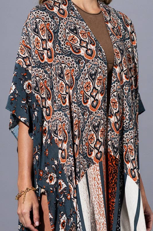Ember Skies Kimono
