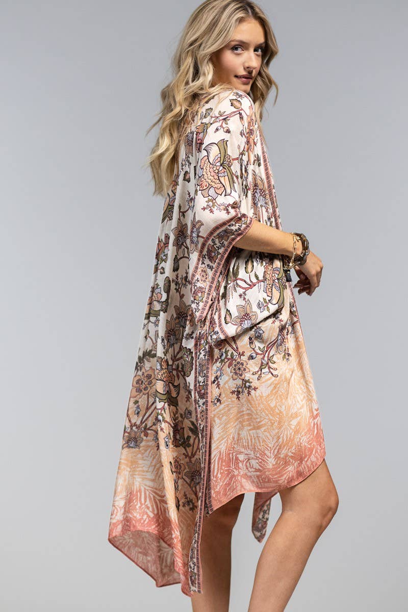 Blushing Spring Kimono