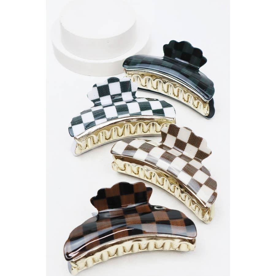Checker Claw Clip
