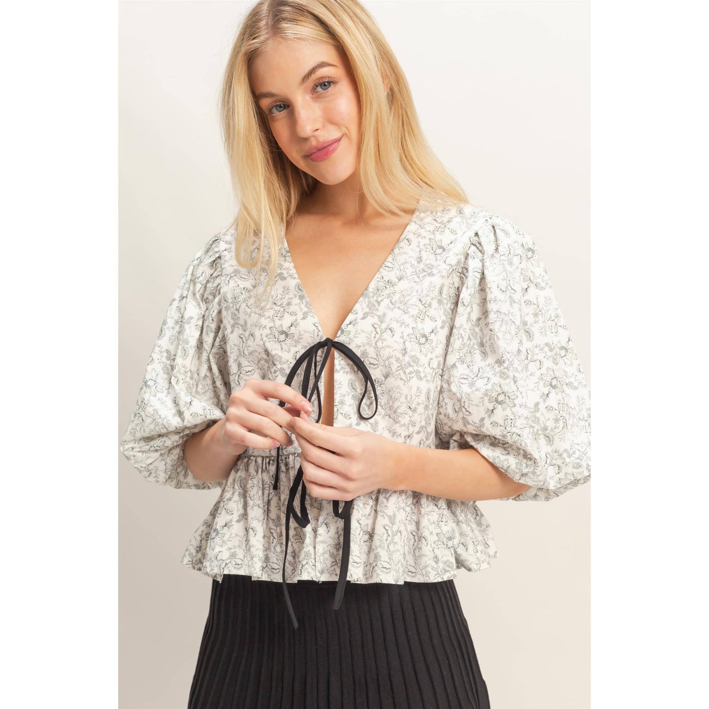 French Garden Peplum