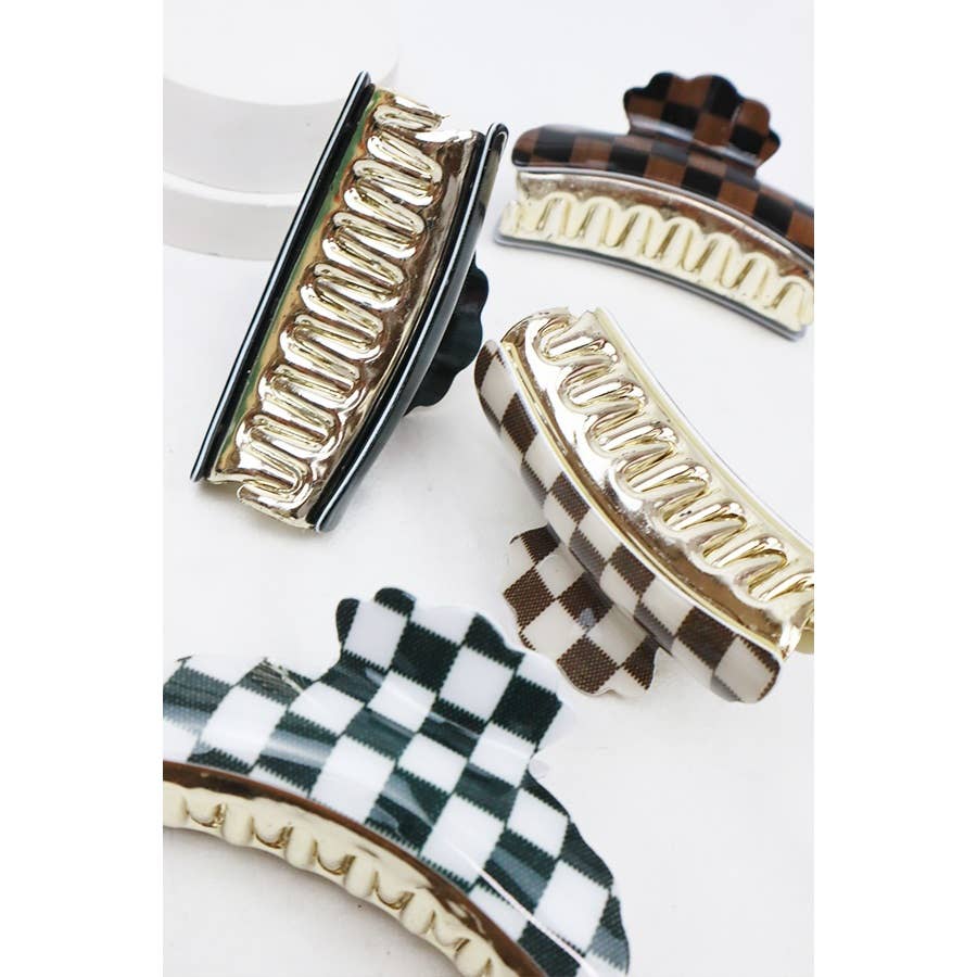 Checker Claw Clip