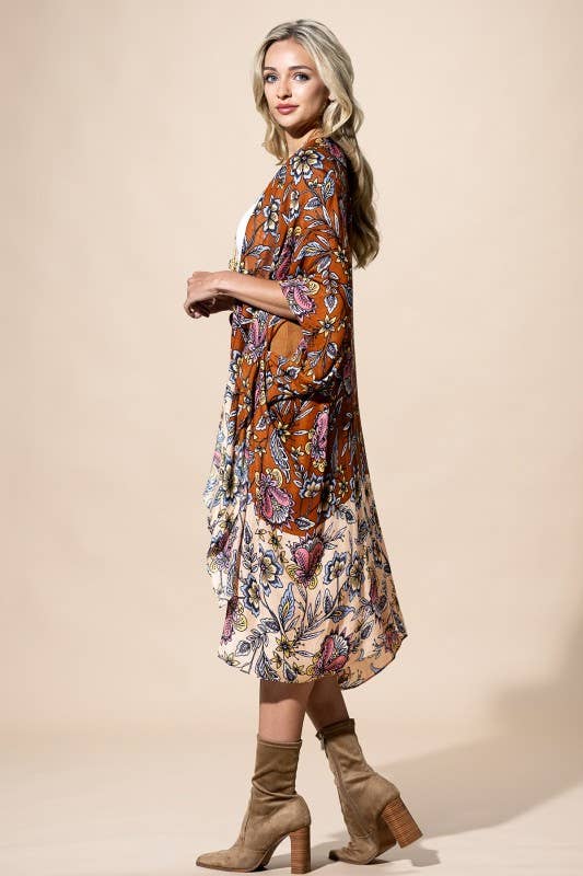 Maple Blossom Kimono